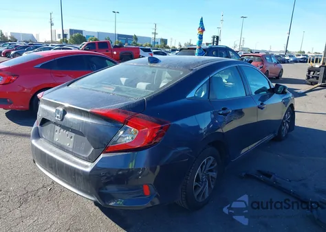 2018 Honda Civic Ex from USA, damaged, VIN 2HGFC2F74JH525451